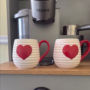 Red Heart Mugs